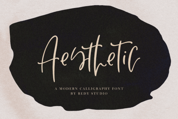 Aesthetic: A Modern Calligraphy Font for Web Designers and Digital Creators