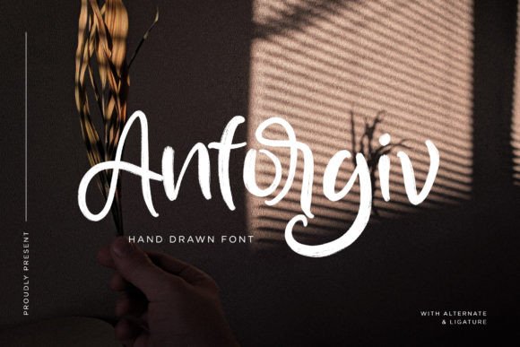 Anforgiv: A Modern Handwritten Font That Elevates Small Business Branding