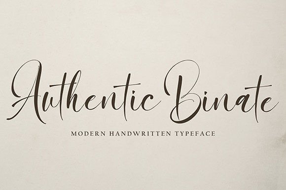 Authentic Binate: The Handwritten Font That Elevates Campaign Typography