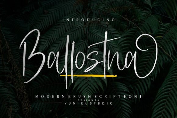 Ballostna: A Dazzling Script Font for Makers and Creative Sellers