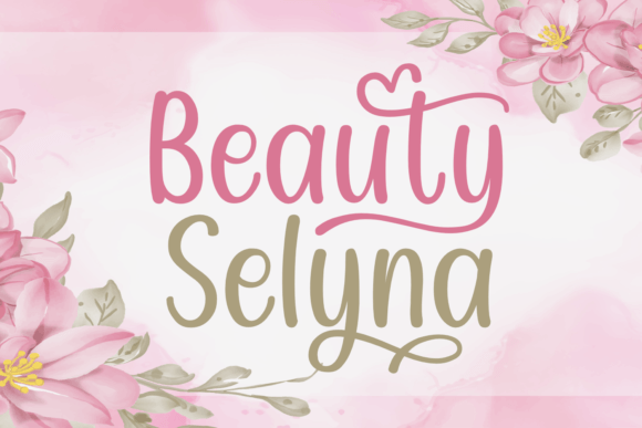 Beauty Selyna: The Handwritten Font That Elevates Campaign Visuals