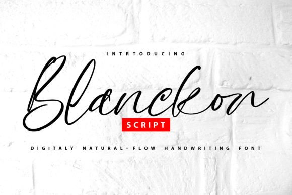 Blanckon: A Handwritten Font That Elevates Modern Editorial Design