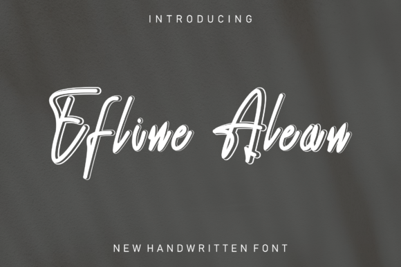 Boost Your Brand with the Bold Style of Efline Alean Font