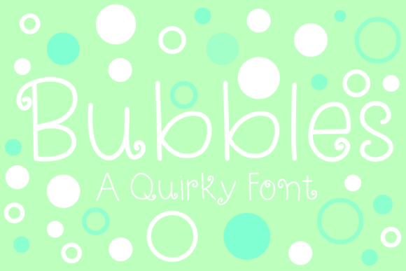 Bubbles: A Quirky Handwritten Font for Playful Branding Projects
