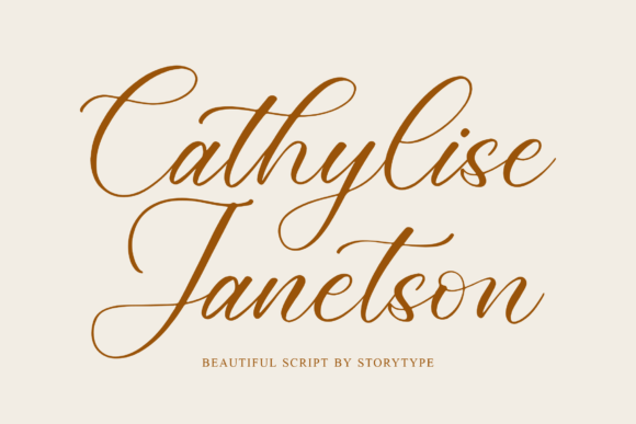 Cathylise Janetson: A Dazzling Script Font for Modern Web Design