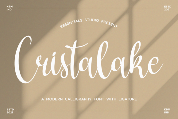 Cristalake: A Handwritten Font with Timeless Elegance for Brand Designers