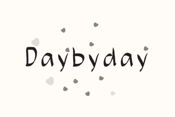 Daybyday: A Handwritten Font for Warm Editorial Design