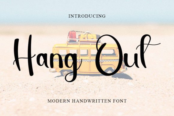 Hang Out: A Colorful Handwritten Font for Modern Web Design Projects