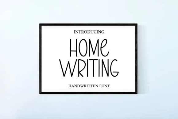 Home Writing: A Handwritten Font That Brings Personality to Every Craft