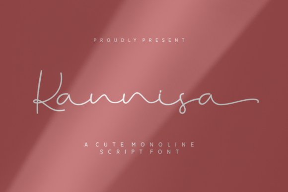 Kannisa: A Dreamy Script Font for Elegant Branding Projects
