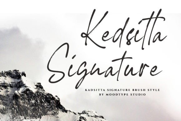 Kedsitta Signature: A Textured Script Font for Modern Editorial Design