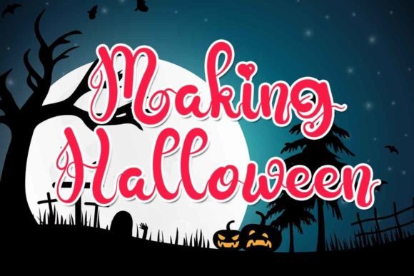 Making Halloween: A Sweet Script Font for Seasonal Campaigns