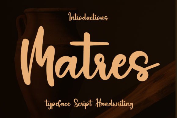 Matres: A Handwritten Script Font for Elegant Web Design