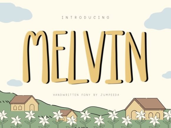 Melvin: A Casual Handwritten Font for Creative Web Design