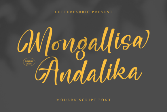 Mongallisa Andalika: A Romantic Script Font for Business Branding