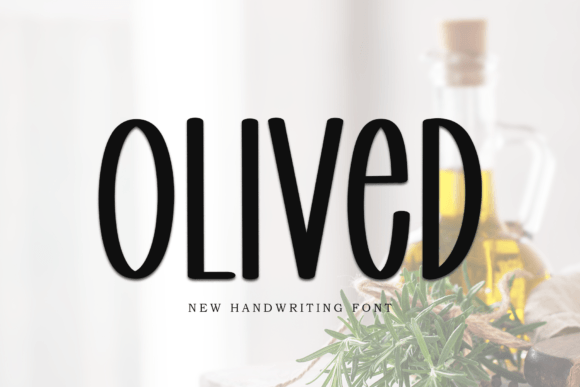 Olived: A Stylish Handwritten Font for Modern Marketing Visuals
