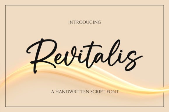 Revitalis: The Handwritten Font That Gave My Brand a Fresh, Professional Look