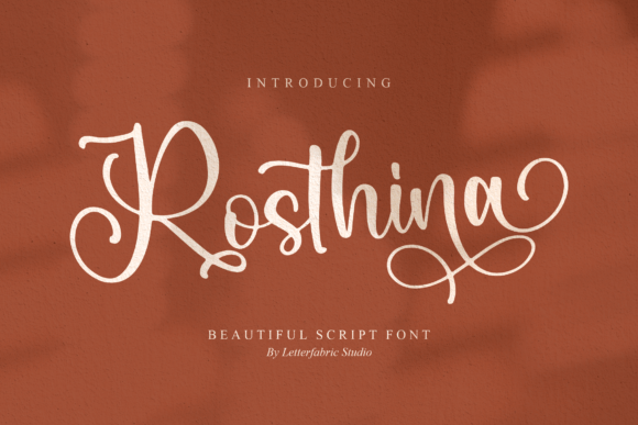 Rosthina: A Script Font That Elevates Your Small Business Brand