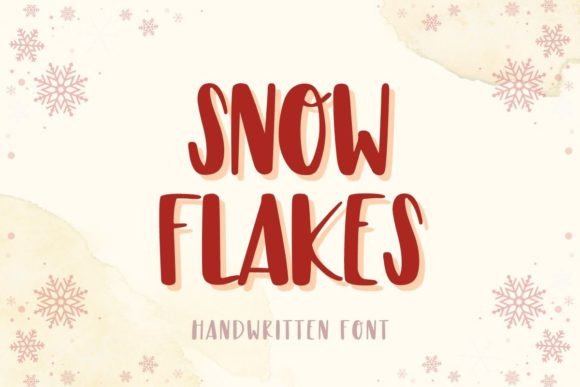 Snowflakes Font Review: A Quirky Handwritten Typeface for Festive & Casual Branding