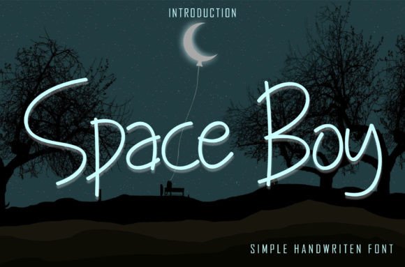 Space Boy: A Versatile Handwritten Font for Crafters and Makers