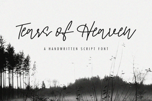 Tears of Heaven: A Script Font That Elevates Editorial Design