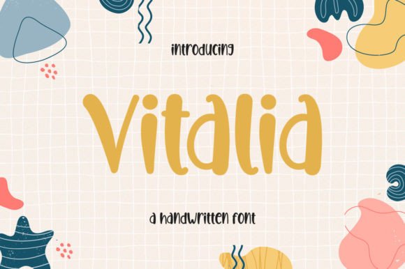 Vitalia: A Handwritten Font That Elevates Small Business Branding