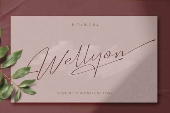 Wellyon: A Dazzling Script Font for Crafters and Product Designers