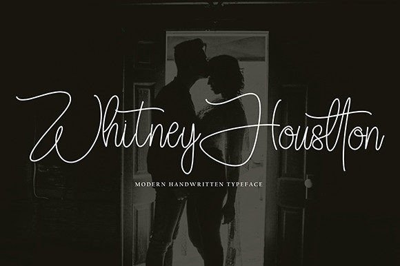 Whitney Houstton: A Graceful Handwritten Font for Editorial Elegance