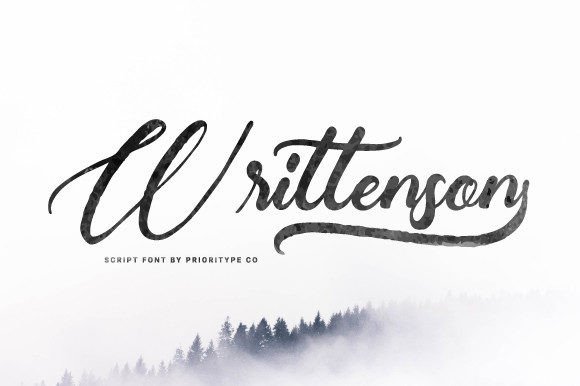 Writtenson: A Coarse-Textured Script Font That Adds Character to Brand Designs